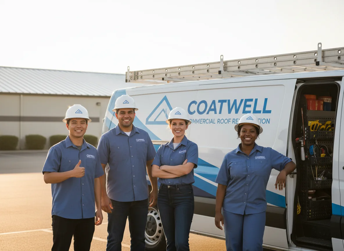 Commercial roof coating company in Vincent, OH